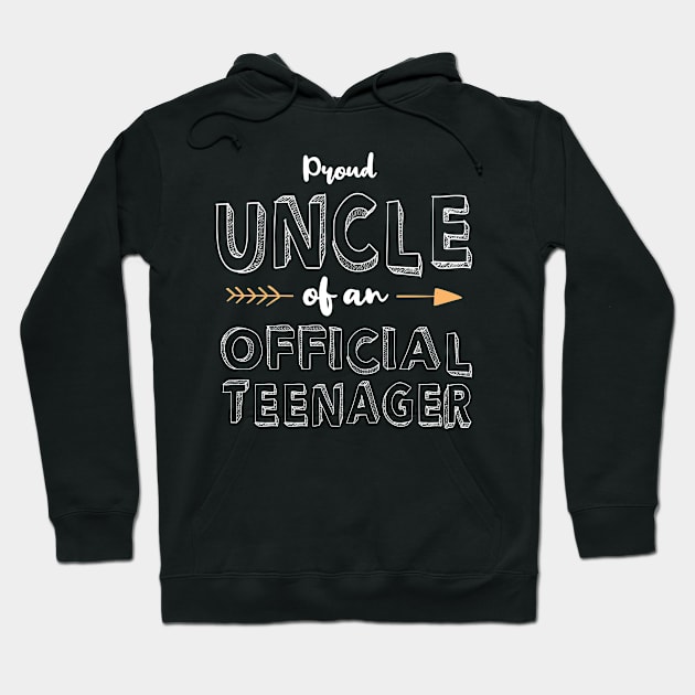 Proud Uncle Official Teenager Matching Birthday Outfit Hoodie by 2blackcherries